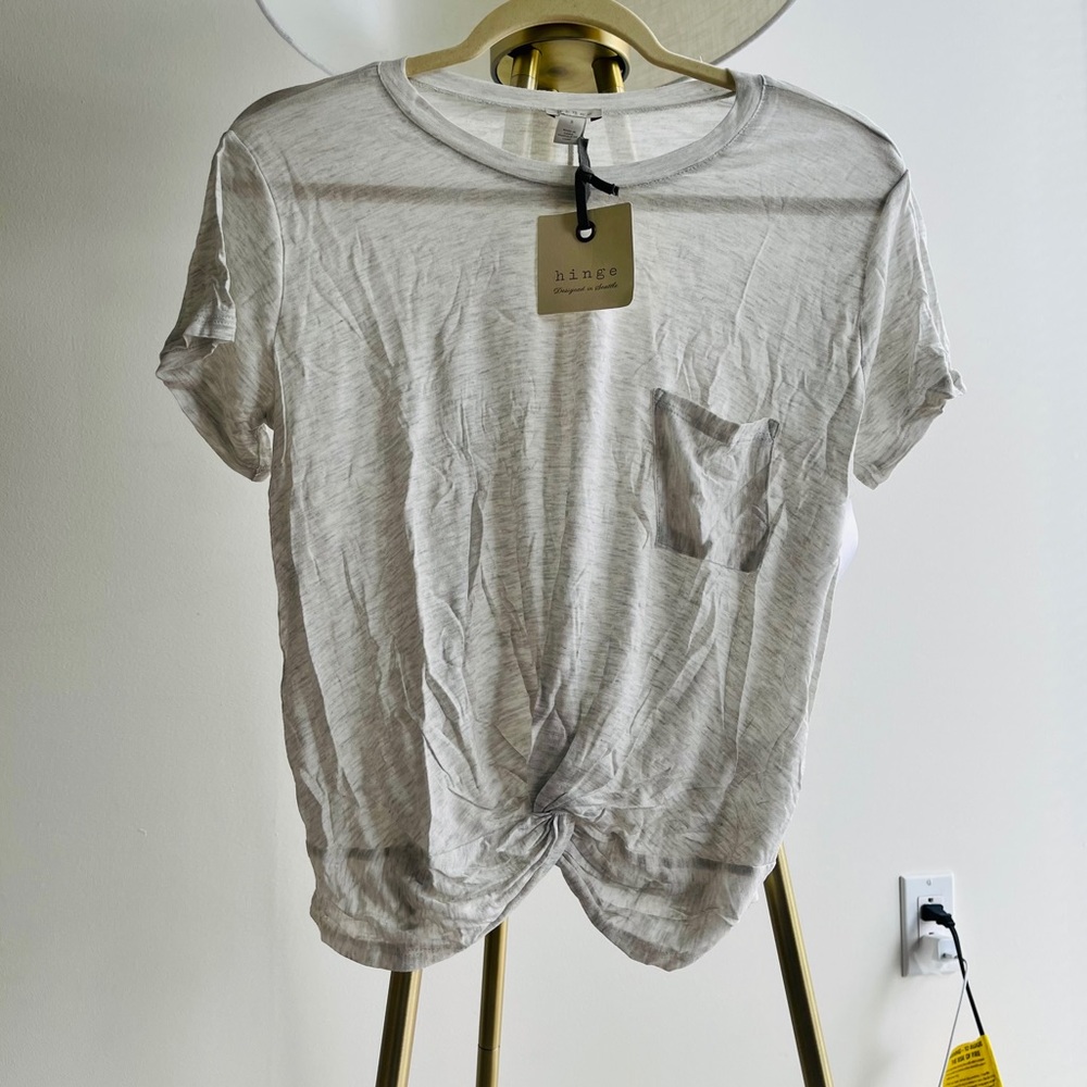 Nordstrom hinge grey tie out front top s